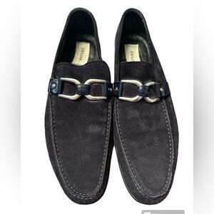 Soulier Men’s Suede Leather Loafers Size 10 Excellent pre-owned condition